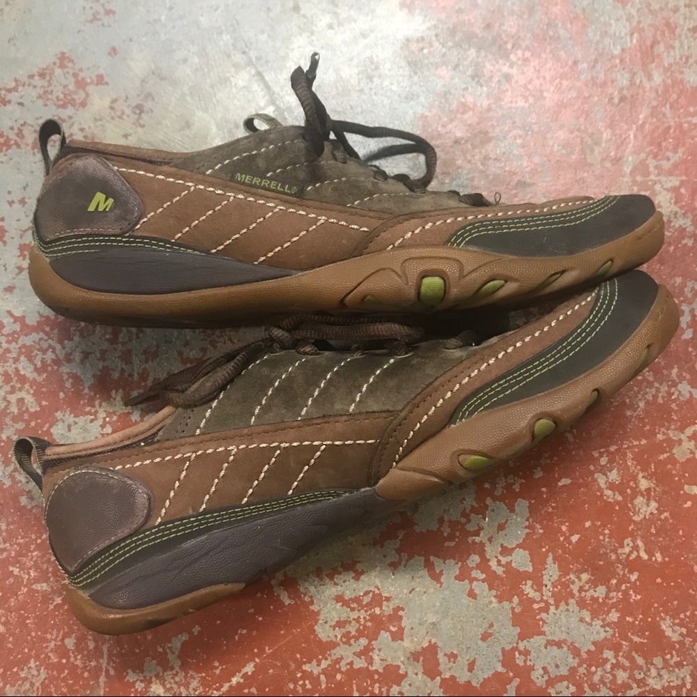 Merrell Suede Sneaker Style Flats 8.5 - Picture 4 of 8